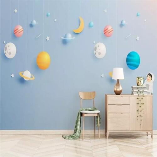 3D space space universe wall professional production mural wholesale wallpaper mural custom photo wall