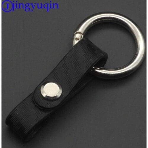 Jingyuqin 10p Remote Carbon Fiber Patten Silicone Car Key Cover Case Keychain Shell Keyring Accessories Part Women Men Gift