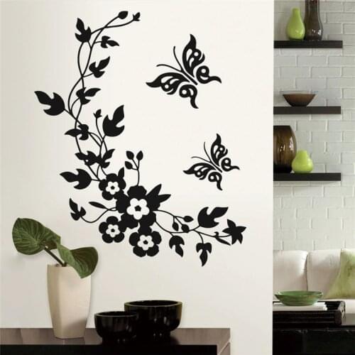 COLOR CASA Black Wall Stickers