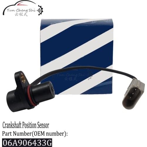 Crankshaft Position Sensor 06A906433N 06A906433L 06A906433G For VW Jetta Golf Audi A3 A4 A6 TT 1.8T 2.0T