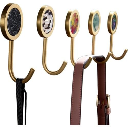 Metal Coat Hooks Wall Hanger Towel Hook Door Hanger Hat Clothes Racks Key Hanger Storage Organizer Bathroom Accessories