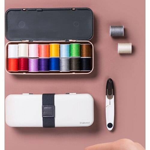Multi-function Household Sewing Box Set Portable Sewing Kit Hand Sewing Needle and Thread Storage Box Sewing Needle Box