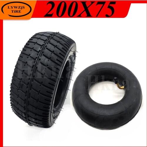 200x75 Pneumatic Tire for Electric Scooter 8 Inch Thicked Widened Wear Resistant Tyre