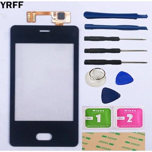3.0'' Mobile Touch Screen Panel For Nokia Asha 501 N501 Touch Screen Digitizer Sensor Front Glass Lens Panel Touchscreen Tools