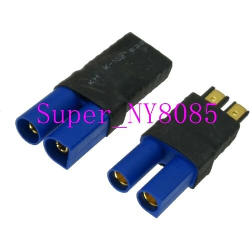 2pcs/set EC5 to TRX Traxxas Male & Female No wire adapter connector For 8ight Crawler SCT