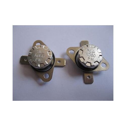 20 pcs Temperature Switch Thermostat 60 C N.O. KSD301 Normal Open