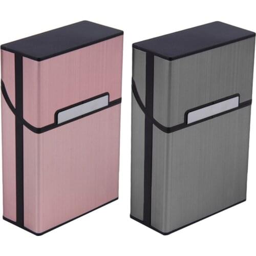 Aluminum 20 Pieces Cigarette Tobacco Holder Storage Case Pocket Box New