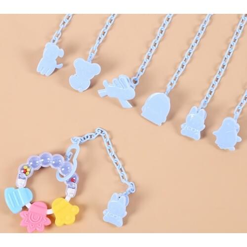 Anti-lost Baby Pacifier Clip Chain Cartoon Animal Infant Dummy Nipple Holder New