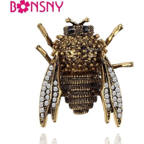 Bonsny Gold Brooches For Clothes