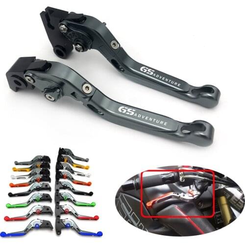 For BMW F800GS Adventure 2008-2016 CNC Aluminum Adjustable Motorcycle Folding Extendable Clutch Brake Levers Handle Accessories
