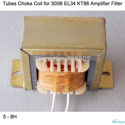 IWISTAO Tube Amp Choke Coil available for 300B EL34 KT88 Amplifier Filter with 5-8H Audio HIFI DIY
