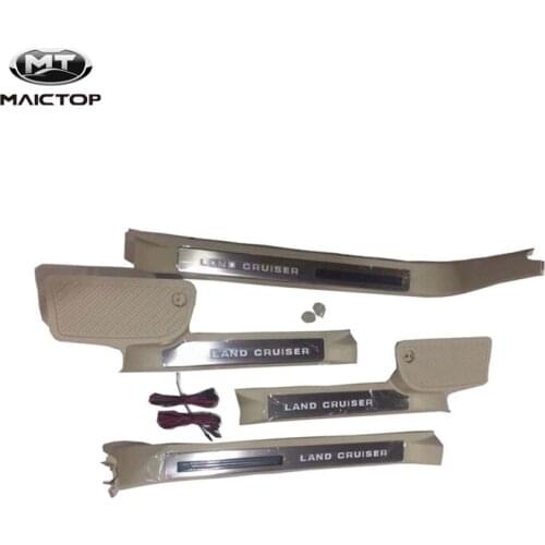 Suit For Bar Threshold Land Cruiser 2016-19 Built in Welcome Pedal Foot Plate