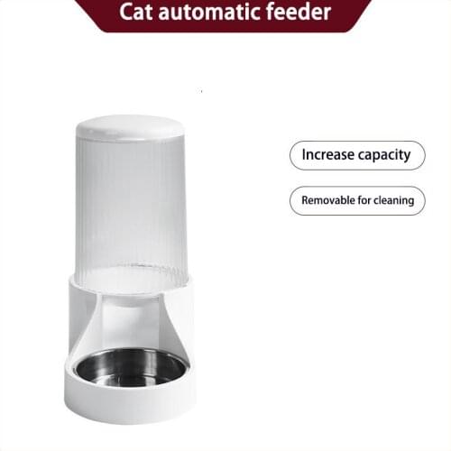 Cat feeder 2.7L automatic kibble dispenser high food Bowl for cat pet feed and bowls storage food dispenser cat accessories