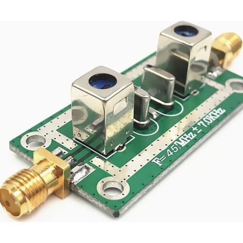 Quartz Crystal Filter Bandpass Narrowband Filter 45MHz ±7KHz