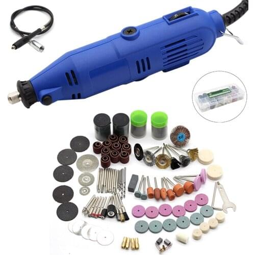Mini Drill Rotary Tool With Flex Shaft 160pcs Grinding Accessories Set Multifunction Mini Engraving Pen For Dremel Tools