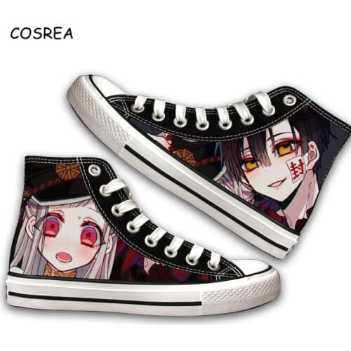 New Anime Toilet-Bound Hanako-kun Cosplay Shoes Yugi Amane Nene Yashiro Men Women Boys Girls Canvas Sneakers Casual Breathable