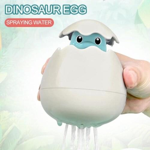 New Children Baby Bath Toys Floating Sprinkler Water Egg Clouds Dinosaur Floating Shower Toy