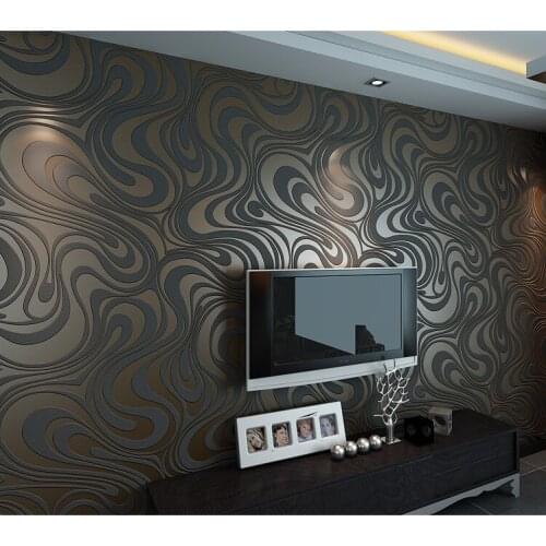 Wallpaper rolls Papel de parede Sprinkle gold murals damask wall 3D Brick Wallpaper Modern Brick Stone Pattern Paper