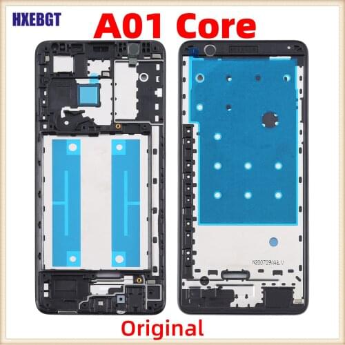 For Samsung Galaxy A01 Core A013 Phone Screen Plate Panel LCD Bezel Front Frame Housing Middle Chassis Smartphone Repair Parts