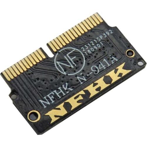 50PCS Add On Card M.2 128GB 256GB 512GB NVMe M.2 NGFF PCIe SSD for late 2013 2014 2015 2017 MacBook Air A1465 A1466 Adapter Card