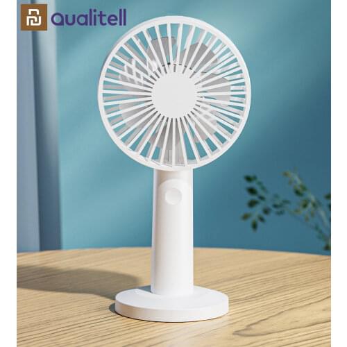XIAOMI Qualitell Fan Portable Handheld with Rechargeable Built-in Battery USB Port Design Handy Mini Fan for Smart Home