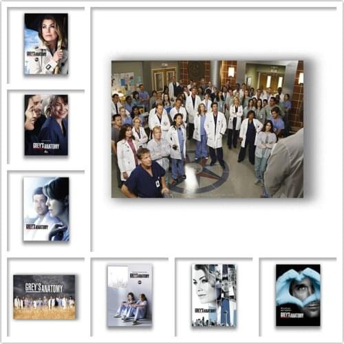 Greys Anatomy White Coated Paper Prints High Definition Clear Image Livingroom Bedroom Bar Decoration Home Art Brand