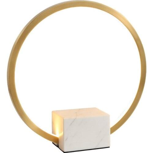 Modern Metal Marble Table Light Home Living Room Bedroom Reading Restaurant Bar Villa Hotel Home Decor Desk Lamp TA267-A