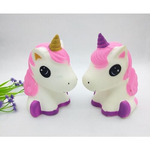 15.5cm Jumbo squishies Toys Children Slow Rising Antistrss Toy Kawaii unicorn Squishies Stress Relief Toy Funny Squeeze Toy Drop