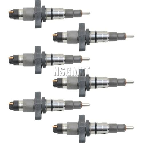 AP01 6pcs Fuel Injectors for Dodge Ram 2500 3500 Cummins Ram Truck 5.9L Diesel Engine 2004-2007 5135790AA 445120032 R5135790AF
