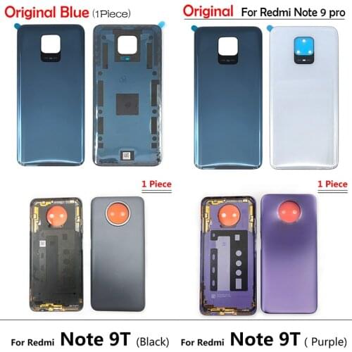 10Pcs/Lot 100% Original New For Xiaomi Redmi Note 9 Pro 9S Back Battery Cover Door Case note9 pro Back Glass Panel Rear Housing