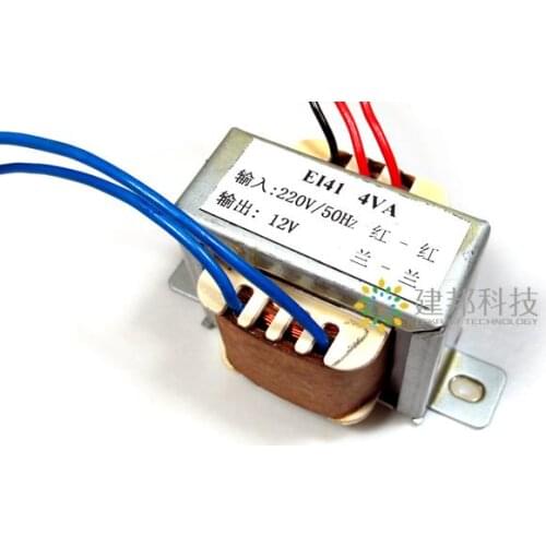 12V AC E-type power transformer AC220V input TA7318VU meter drive board dedicated 4W with mounting ears