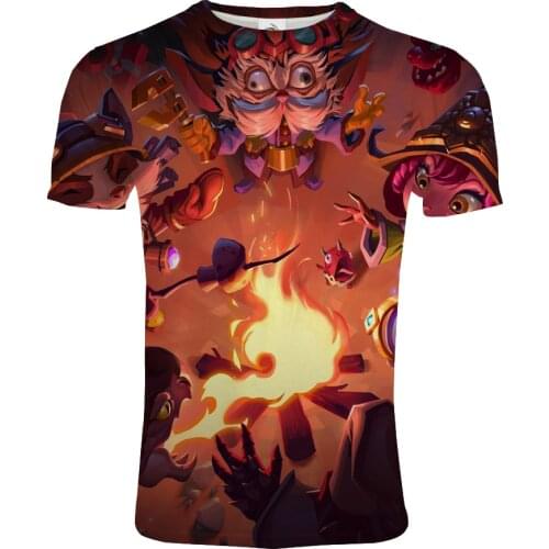 2021 Game Style T-shirt LOL league of legends 3D Printed Tshirt Men Women Casual O-Neck Streetwear T shirt Fashion Hip Hop Tops