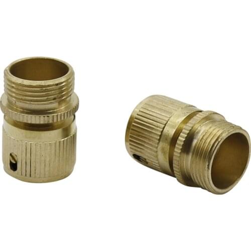 3/4" Male thread Car wash gun special connector Brass quick connector Garden hose water pipe connector 2 Pcs
