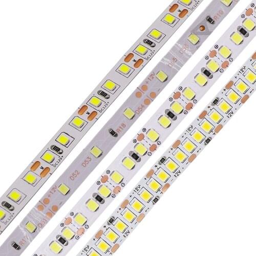 5M LED Strip Light 2835 Ribbon Diode Tape 120 240 LEDs Flexible Lamp Warm Netural Cold White Waterproof fita de led light DC12V