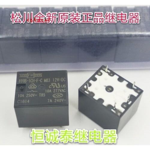 899b-1ch-f-c-12vdc new original relay 10A one group conversion 5-pin