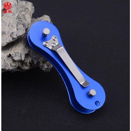 1PCS Hot Sale!!! Smart Keychain Storage Box EDC Pocket Tool Smart Leather Keychain Storage Bag