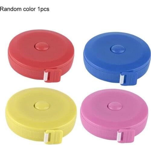 Compact Size Random Color New Retractable Ruler Tape Measure 45 cun/1.5M for Measures Sewing Cloth Dieting Tailor