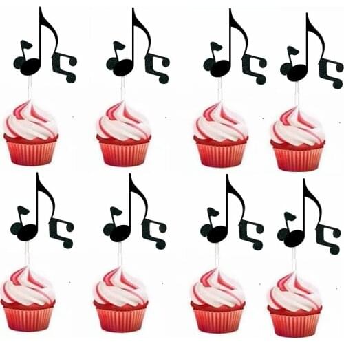 Short Video Party Supplies Music Theme Birthday Cake Topper Festive Party Decorations cake topper Party Decor