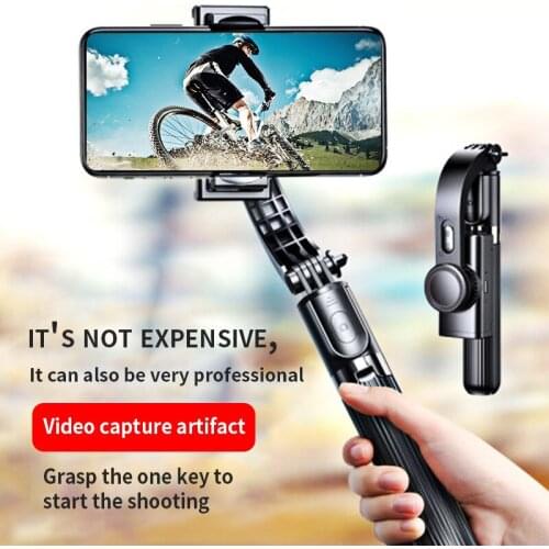 L08:selfie tripods selfi gimbal stabilizerstabilizer for phone tripode selfie sticks Huawei Xiaomi Smartphone tripod