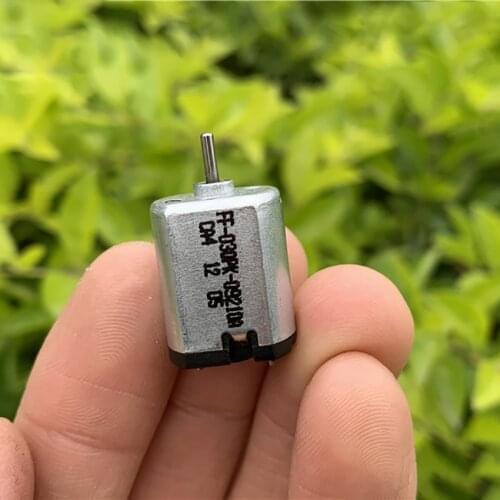 Miniature DC Silent Motor 3V-7V 6000 rpm-14800 rpm Flat Small Appliance Motor Electronic Lock Accessories Shaft Diameter 1.5mm