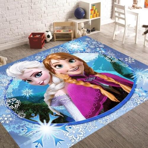 Elsa And Anna 24 Non Slip Floor Carpet, Teens Carpet