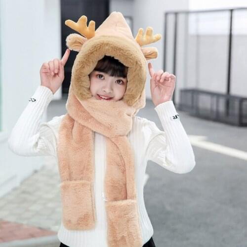 Autumn and winter new fashion solid comfortable hats warm outdoor elegant cute wild bouncy elastic thick cute Parent child cap