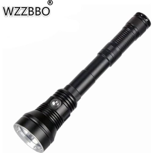 P70 3 Section 18650 26650 Rechargeable Waterproof Fishing Lights Night Diving Outdoor Super Bright Underwater Diving Flashlight