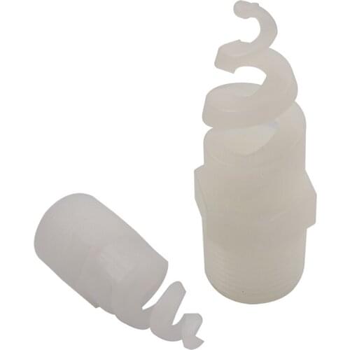 5Pcs 1/4" 3/8" 1/2" 3/4" 1" Male Thread Plastic Spray head Atomizating Sprinkler Nozzles Turbine Whirljet Hollow cone nozzles