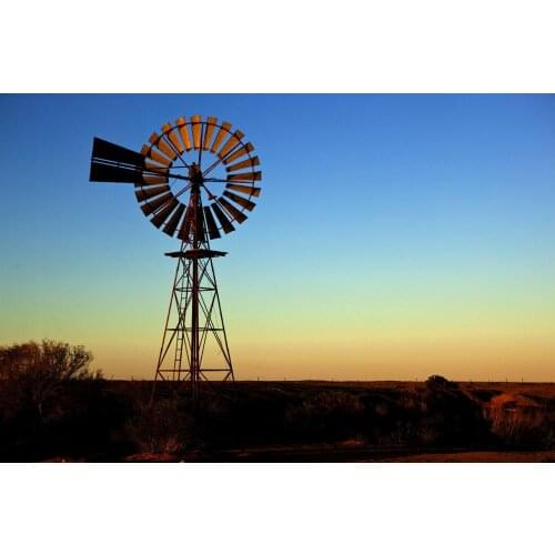 Australian outback windmill Australia landscape Art Film Print Silk Poster Home Wall Decor 24x36inch