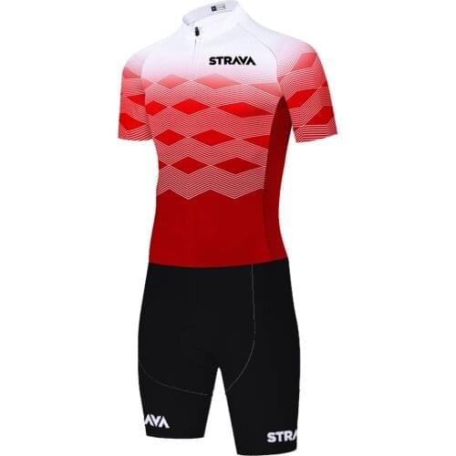 Strava cycling skinsuit bike clothing one piece cycling suit Triathlon bodysuit maillot cyclisme ​20D ​uniforme ciclismo hombre