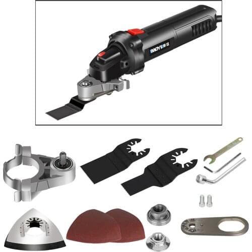 Angle Grinder Changed to Wood Universal Treasure Adapter Shovelling Clean