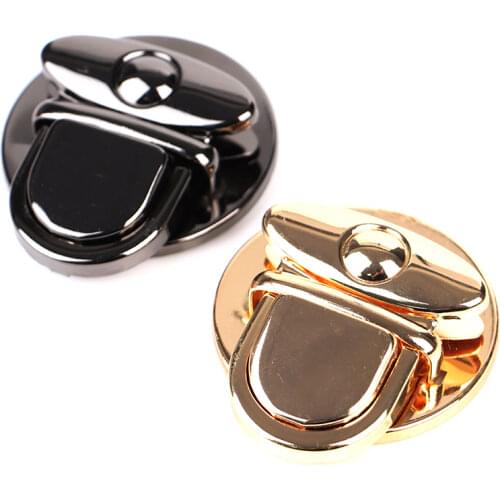 1 Pc Metal Lock Bag Case Buckle Clasp For Handbags Shoulder Bags Purse Tote Accessories DIY Craft 4.6cm In Diameter