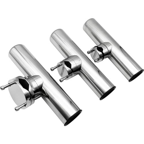 Clamp Clampon Fishing Rod Holder 316 Stainless Steel Adjustable