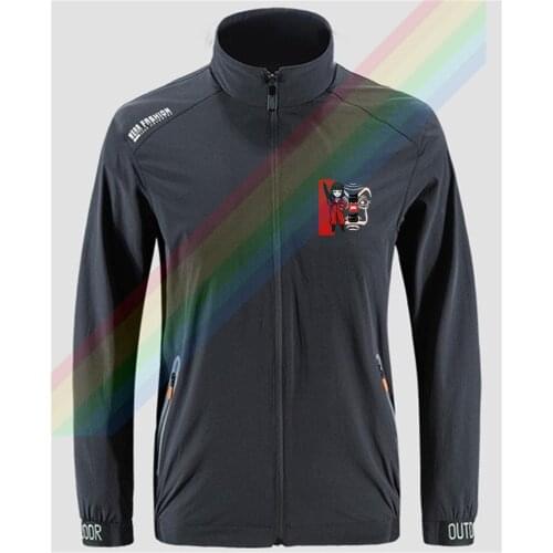 Tokyo La Casa De Papel The Woman With A Gun Slim Sport Jacket Mens Outdoor Zippered Comfortable Soft Casual Front Printing